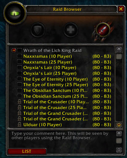World of Warcraft - Новая система поиска групп в патче 3.3 