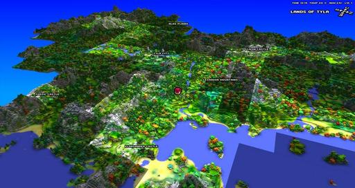 Cube World - Карта Игрового мира